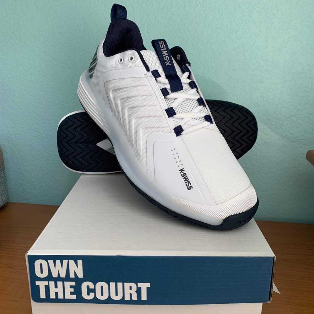 K-Swiss Ultrashot 3 white/peacoat size 11
